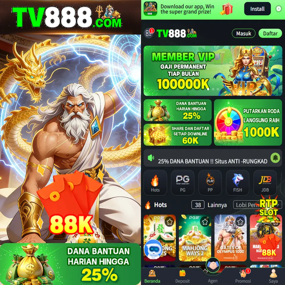 TV888 Tangkapan Layar - Resmi